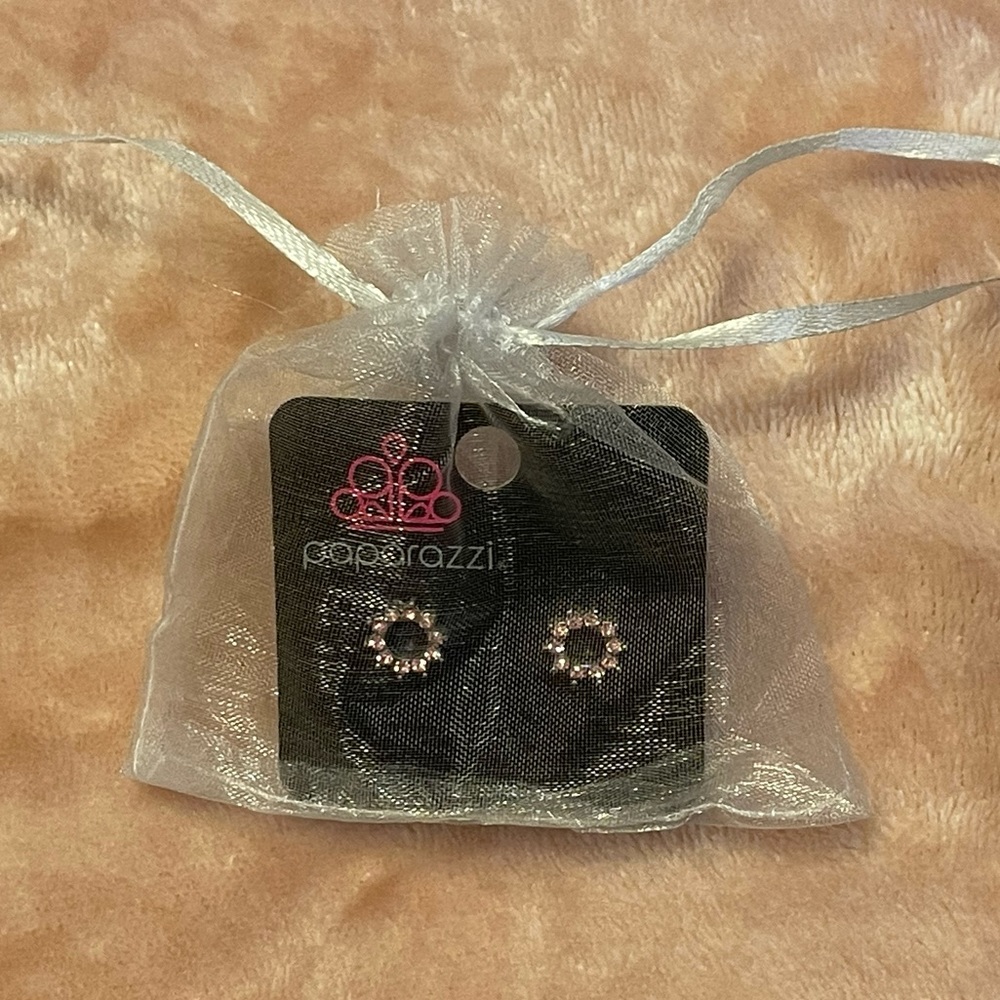 Pink Crystal Earrings